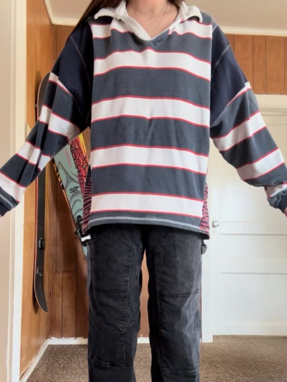 Free People Movement Striped Sweater